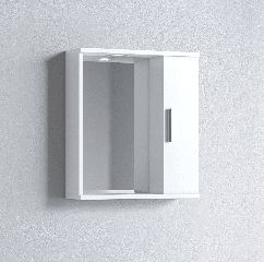 ALON 50 ΚΑΘΡΕΠΤΗΣ ΜΠΑΝΙΟΥ ΔΕΞΙΟΣ 50x15x56cm ΛΕΥΚΟΣ MARTIN 3MAL050GLR