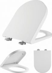 BTW1020 ΚΑΛΥΜΜΑ ΛΕΚΑΝΗΣ NORMA SOFT CLOSE 36.6x42.5cm BORMANN 025764