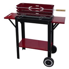 BBQ1140 ΨΗΣΤΑΡΙΑ ΚΑΡΒΟΥΝΟΥ ΜΕ ΤΡΑΠΕΖΙ + ΡΟΔΕΣ 50x26cm BORMANN 024316