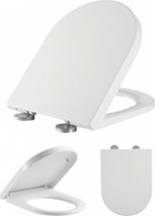 BTW1010 ΚΑΛΥΜΜΑ ΛΕΚΑΝΗΣ GEMINI SOFT CLOSE 36x46.5cm BORMANN 025757