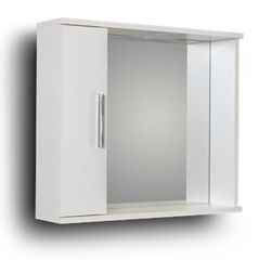 ALON 65 ΚΑΘΡΕΠΤΗΣ ΜΠΑΝΙΟΥ ΑΡΙΣΤΕΡΟΣ ΛΕΥΚΟΣ 65x15x56cm MARTIN 3MAL065GLL