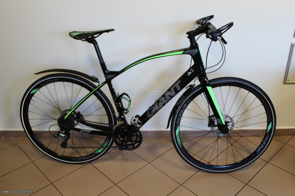 Δρόμου - Κούρσας Giant 2018 FASTROAD SLR1-SIZE LARGE-BLACK GREEN