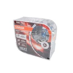 ΛΑΜΠΕΣ ΣΕΤ 2 ΤΕΜ.  OSRAM H4 12V60/55W P43T NIGHT BREAKER UP TO 150% φωτεινώτητα UP TO 150m +20% δέσμη φωτώς