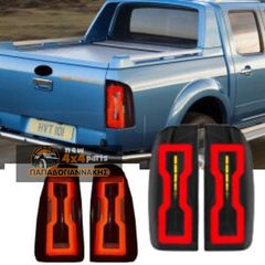 Ford Ranger (T5) Πίσω Φανάρια Led Smoked 2007-2012 ( Dark Smoke )