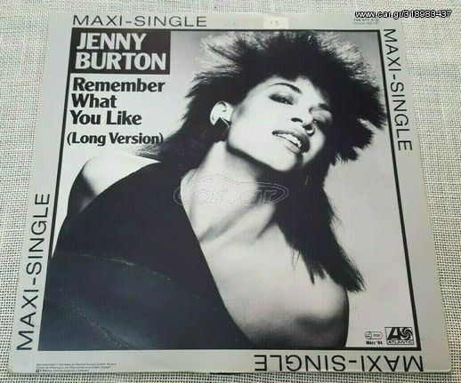 Jenny Burton – Remember What You Like   12' Germany 1984'