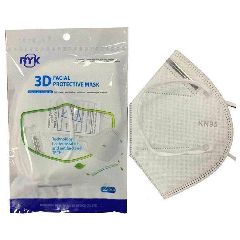 RYK 3D FACIAL PROTECTIVE μάσκα ffp2/KN95 λευκή ΜΥ-002 (2 Τεμάχια)