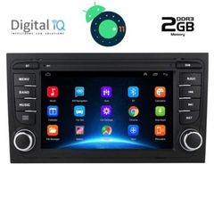 MULTIMEDIA OEM AUDI A4 mod. 2002-2008 DIGITAL IQ ANDROID 11 1 ΧΡΟΝΟ ΓΡΑΠΤΗ ΕΓΓΥΗΣΗ