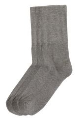 ME-WE Ανδρικές Αθλητικές Κάλτσες οικονομική συσκευασία με 3 ζευγάρια  - Grey mel-Grey mel-Grey mel