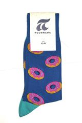 Ανδρικές Κάλτσες ΠΟΥΡΝΑΡΑ "Donuts" Μπλε