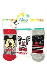 Βρεφικές Κάλτσες Tres Chic "Mickey Mouse" (3 Pack) Κόκκινο