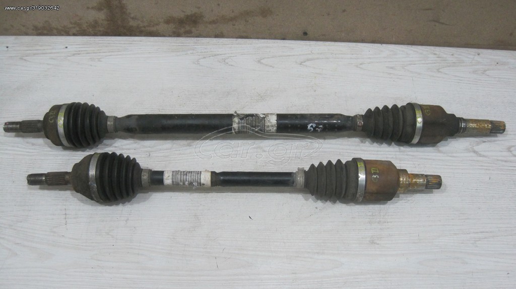 Ημιαξόνια οδηγού-συνοδηγού, HDi 1.4lt diesel, από Citroen C3 II 2009-2016