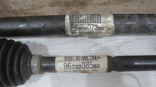 Ημιαξόνια οδηγού-συνοδηγού, HDi 1.4lt diesel, από Citroen C3 II 2009-2016-thumb-3