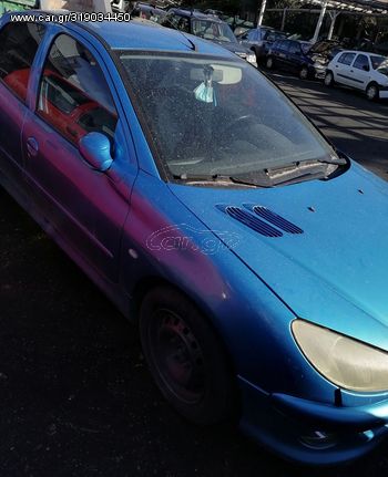 PEUGEOT 206 1.2CC 2000 Ολόκληρο Αυτοκίνητο Μούρη κομπλέ