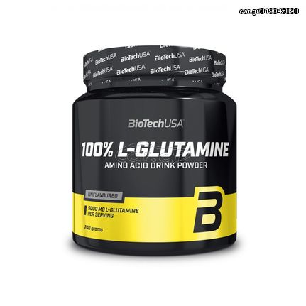 100% L-Glutamine 240g (BIOTECH USA)