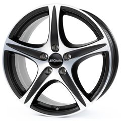 RONAL R56 7x17" ( Dull Black / Polished )