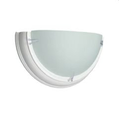 Φωτιστικό Απλίκα τοίχου Λευκό με λευκό ματ γυαλί Φ30 και πιάστρες σε λευκό KILYOS-1/2 4200080 Vitoraina