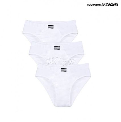 Ανδρικά Slip MINERVA Sporties (3 Pack) Λευκό #4