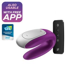 Ασύρματο "Satisfyer Double Fun" μοβ