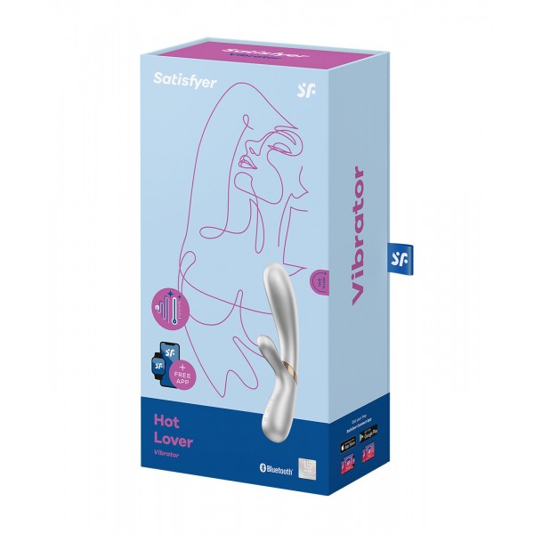 Satisfyer Hot Lover 20cm Silver