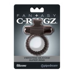 Δαχτυλίδι πέους Vibrating Silicone Super Ring