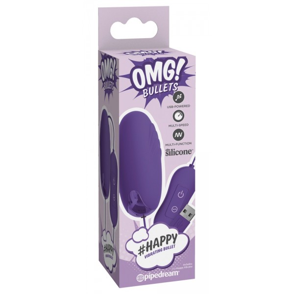 Αυγό Happy Vibrating Bullet USB