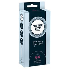 Προφυλακτικά Mister size 64mm, 10 τμχ