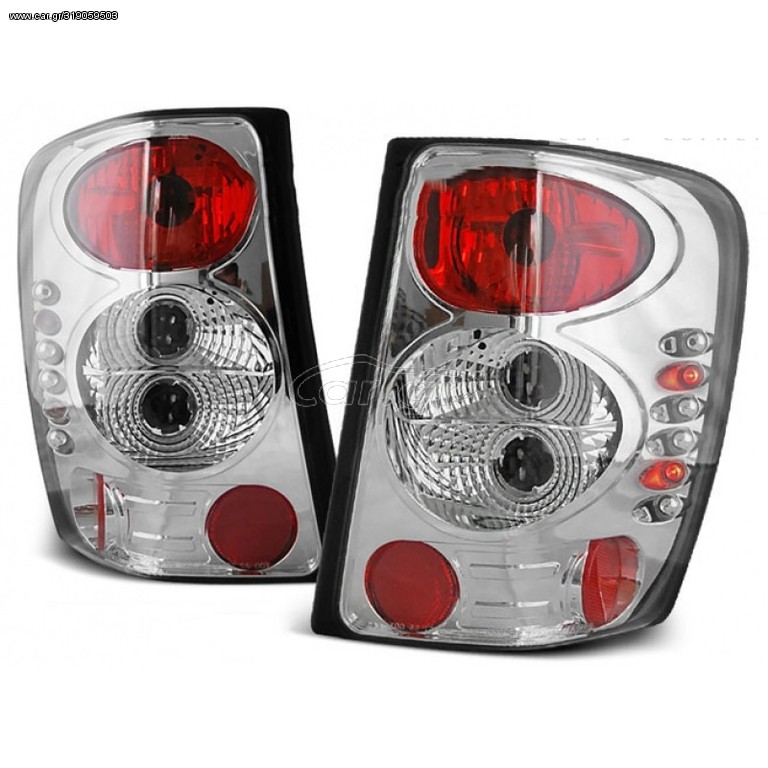 CHRYSLER JEEP GRAND CHEROKEE (WJ) (99-05) ΦΑΝΑΡΙΑ ΠΙΣΩ CHROME LTCH03