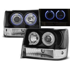 Μπροστινά Φανάρια Angel Eyes Για Chrysler Jeep Grand Cherokee ZJ 1993-1998