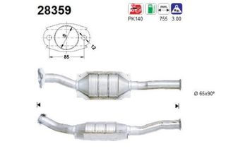 KATAΛΥΤΗΣ CITROEN BERLINGO 1.4cc 1996-2011 KARALOIZOS exhaust