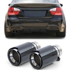 Απολήξεις εξάτμισης σπορ carbon κατάλληλες για BMW 3-series E90 E91 E92 E93
