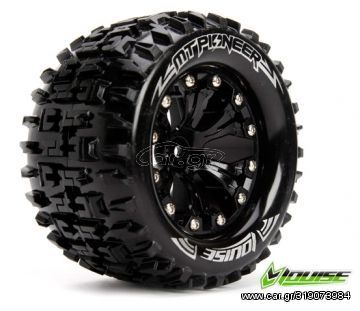 Τηλεκατευθυνόμενο off-road '22 Louise Tire & Wheel MT-PIONEER 2,8" Black 0-Offset (2)