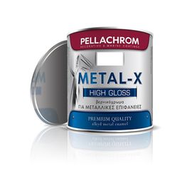 METAL-X ΑΛΚΥΔΙΚΟ ΒΕΡΝΙΚΟΧΡΩΜΑ Νο200 ΛΕΥΚΟ ΓΥΑΛΙΣΤΕΡΟ PELLACHROM 750ml (D)