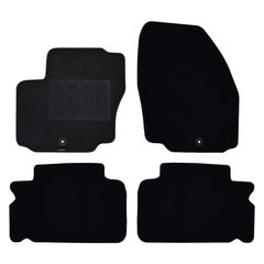 Πατάκια δαπέδου μοκέτας Superior μαύρα για Ford S-Max (I) 4τμχ