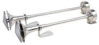 Αεροκόρνα Διπλή 24V Επιχρωμιωμένη 64cm 150dB