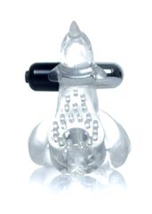 Dolphin Vibro CockRing Clear-thumb-5