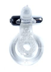Dolphin Vibro CockRing Clear