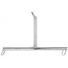 Metal Bondage T-Type Spreader Bar Neck and hands
