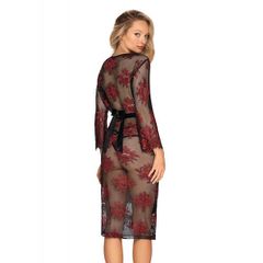 Obsessive Redessia Red Lacy Kimono-thumb-2