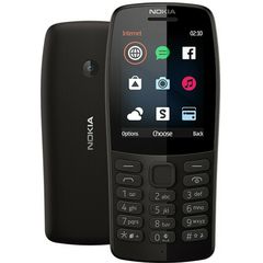 Nokia 210 (2019) 4th Edition Dual Sim 2.4  Μαύρο GR.( 3 άτοκες δόσεις.)