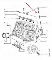 ΔΕΙΚΤΗΣ ΛΑΔΙΟΥ PEUGEOT 605,605 R / CITROEN XM I,II   0000117402