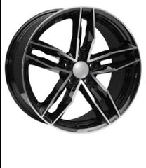 AUDI REPLICA ΖΑΝΤΕΣ ΚΑΙΝΟΥΡΓΙΕΣ ΣΕΤ 8Χ18 5Χ112Κ ΕΤ35/42 ΜΑΥΡΟ ΔΙΑΜΑΝΤΕ