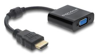 Αντάπτορας DELOCK HDMI σε VGA 61077, 1080p, μαύρος