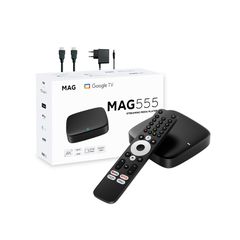 Δέκτης IPTV TV Box MAG555 Infomir Google TV Amlogic S905Y4-B 2GB DDR4 16GB Flash 4K UHD Dual WiFi MinistraPRO