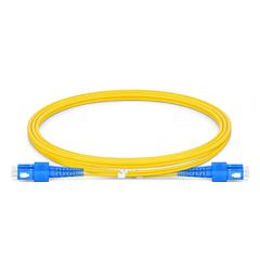 Καλώδιο μονότροπης οπτικής ίνας FRACARRO BR2E-LU-LU-D LC/UPC αρσενικό - LC/UPC αρσενικό 2m Duplex σε κίτρινο χρώμα
