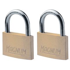 Masterlock Σετ 2 Λουκέτα Μπρούτζινα 40mm Magnum,