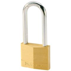Masterlock Λουκέτο Συμπαγές Μπρούτζινο 40mm Μακρύλαιμο 51mm,