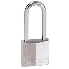 Masterlock Λουκέτο Μπρούτζινο Επινικελωμένο Μακρύλαιμο Inox 40mm,