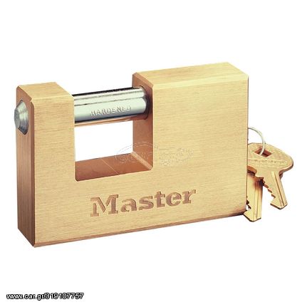 Masterlock Λουκέτο Τάκος Μπρούτζινος Με Ατσάλινο Λαιμό 63mm,