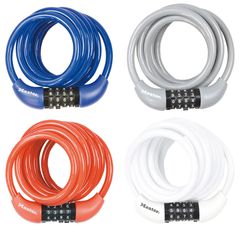 Masterlock Συρματόσχοινο Ποδηλάτου Με Συνδυασμό Σε Διάφορα χρώματα, 8221EURDPROCOL, Μaster Lock