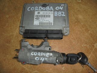 SEAT  CORDOBA  '02'-08' -  Εγκέφαλος + Κίτ- IMMOBILAIZER-κλειδαρια μιζας